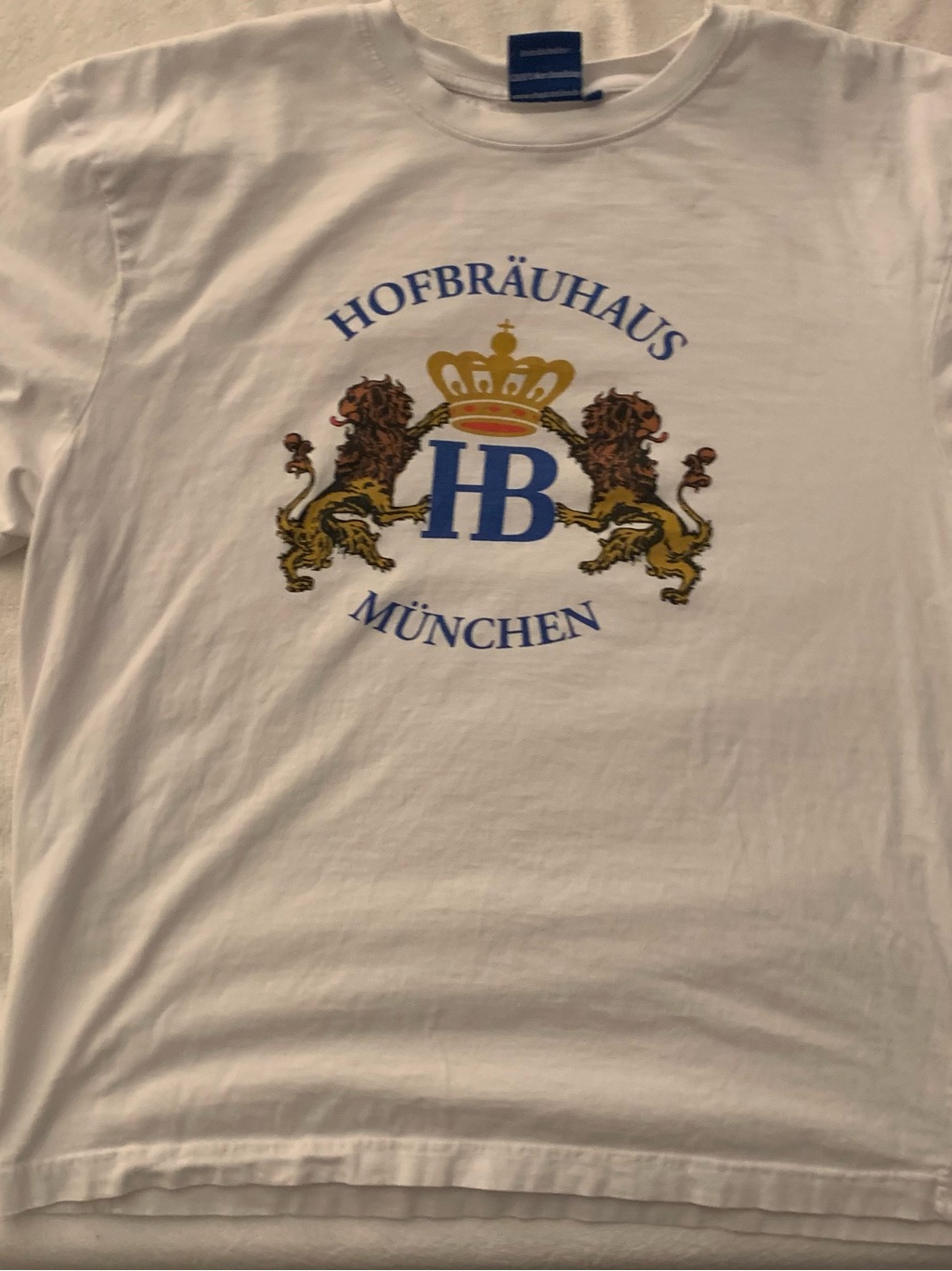 From The Hoffbrauhaus Brewery Short Sleeve T-Shirt - White